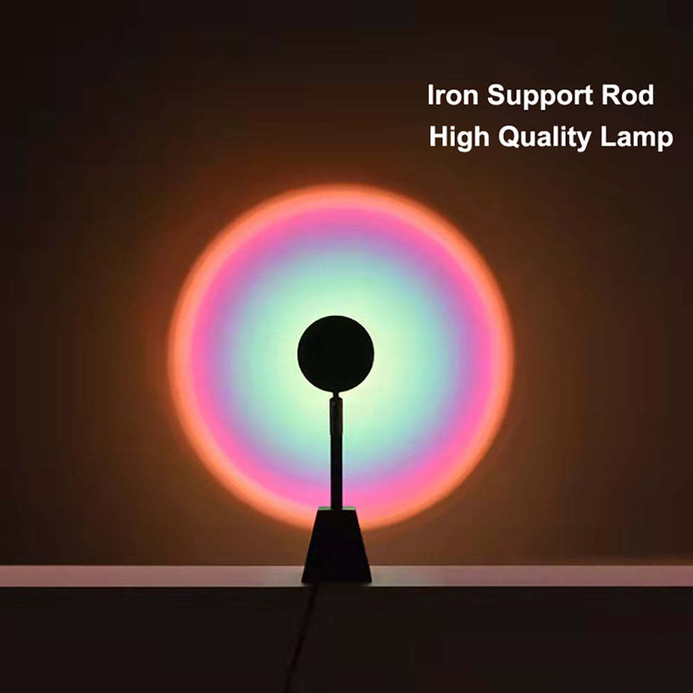 Sunset Rainbow Floor Standing Projection LED Lamp Night Light-xinru