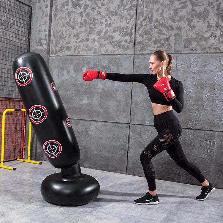 Fitness Inflatable Vertical Boxing Column Thickened 1.6 Meters High-xinru shop