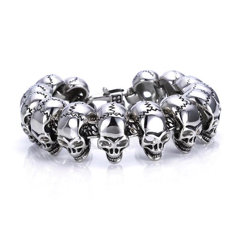 Skull Titanium Steel Bracelet-xinru shop