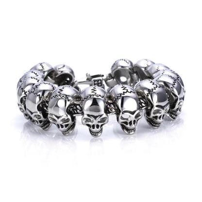 Skull Titanium Steel Bracelet-xinru shop
