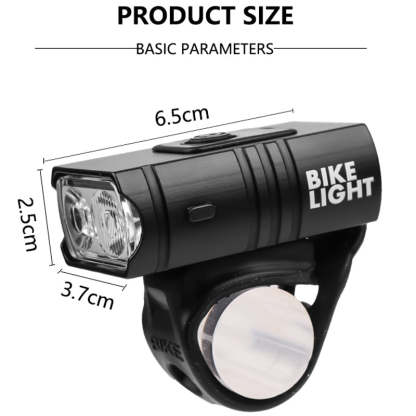 USB Rechargeable Bike Light Super Bright T6 LED Bike Headlight-xinru