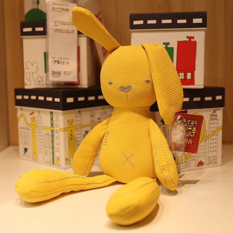 Cute Cartoon Baby Soothe Plush Rabbit Doll Children's Birthday Decoration Gift-xinru