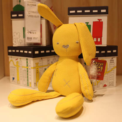 Cute Cartoon Baby Soothe Plush Rabbit Doll Children's Birthday Decoration Gift-xinru