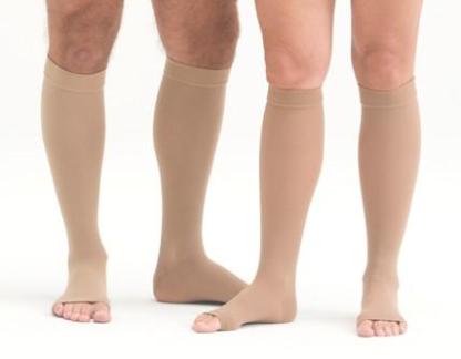 Open Toe Compression Socks - Easy to Put On Toeless Support Stockings!-xinru