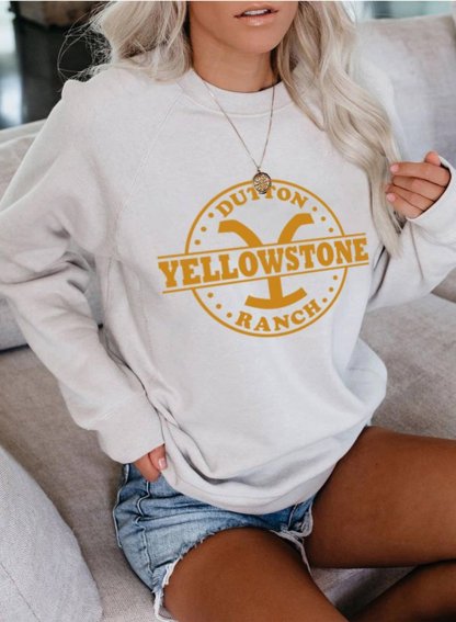 Women's Yellowstone Dutton Ranch TV Shows Sweatshirts-xinru shop