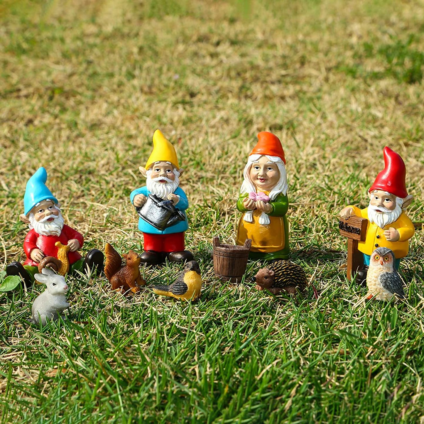 Garden Outdoor Gnome Animal Home Yard Decoration-xinru
