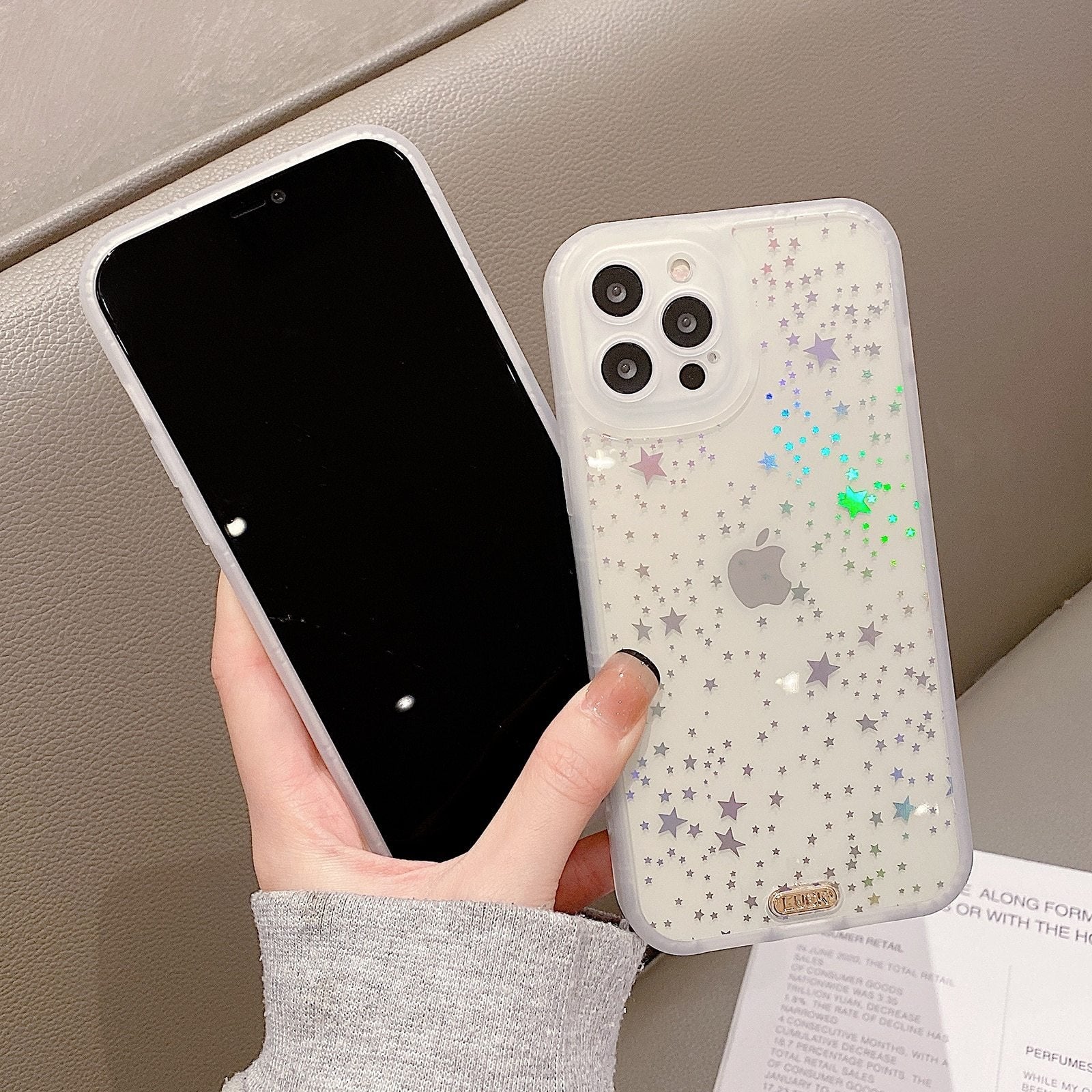Glittery Love Star Case-xinru