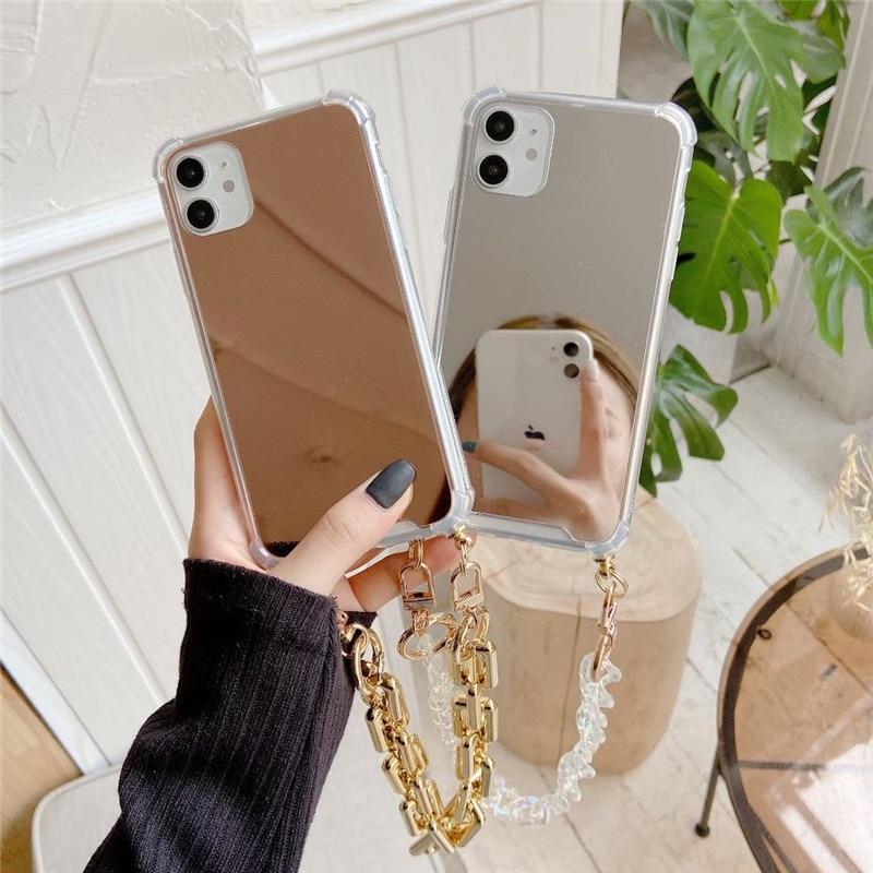 Luxury Mirror Chain Case-xinru
