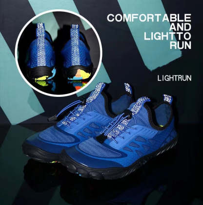 Breathing Double Buckles Unisex Water Shoes-xinru