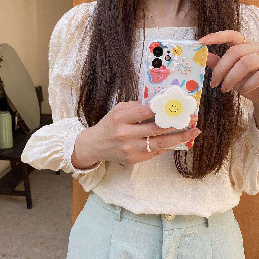 Smiley Flowers Case-xinru