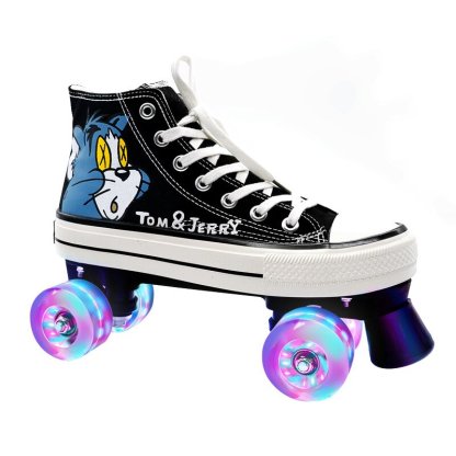 Vanskates-Tom&Jerry Canvas Roller Skates-xinru shop