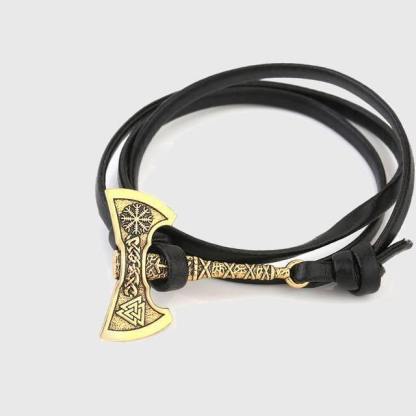 Multi-Viking Style Berserker's Axe Stainless Steel Bracelet-xinru