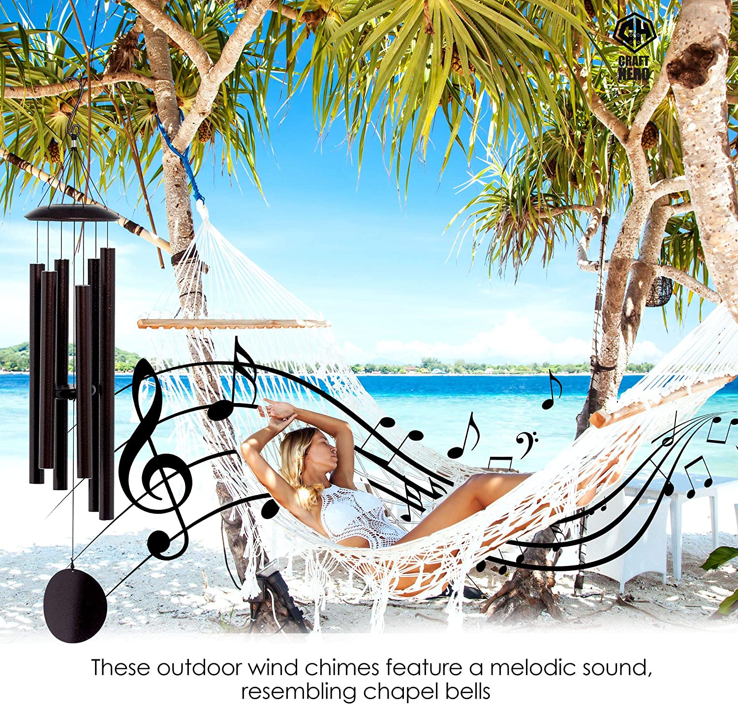 Wind Chimes for Outside Deep Tone-xinru shop
