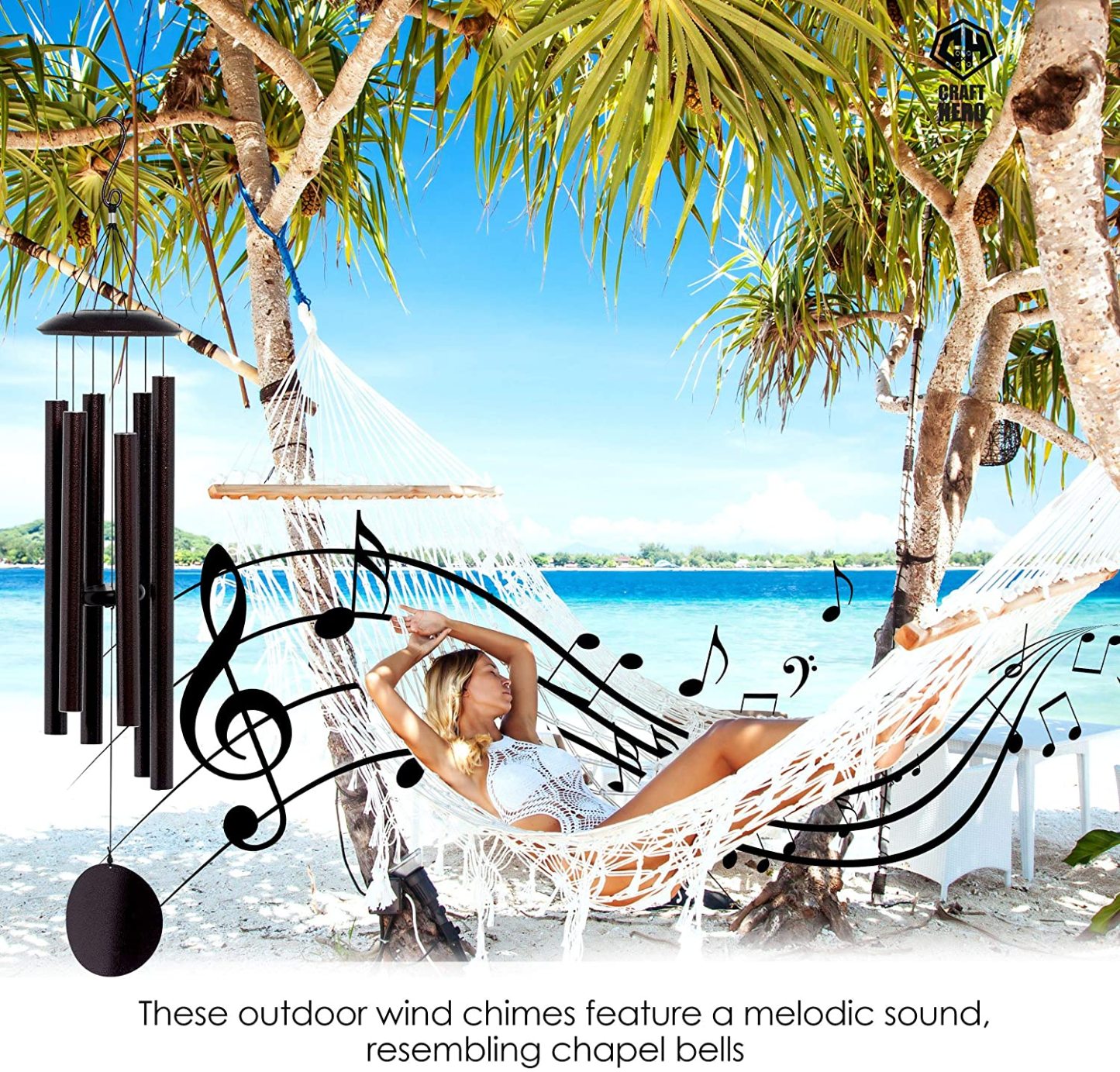 Wind Chimes for Outside Deep Tone-xinru shop