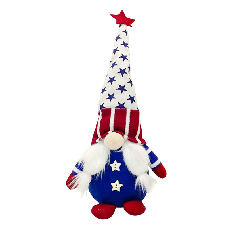 Independence Day Patriotic Gnome Desktop Decoration-xinru
