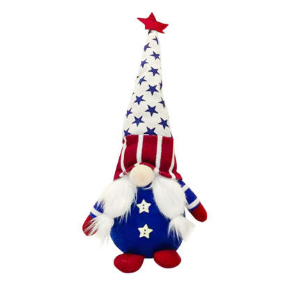 Independence Day Patriotic Gnome Desktop Decoration-xinru