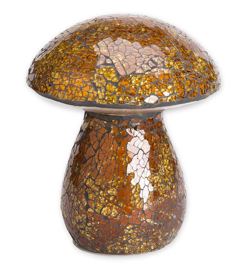 Glass Mosaic Mushroom Lawn Ornament-xinru