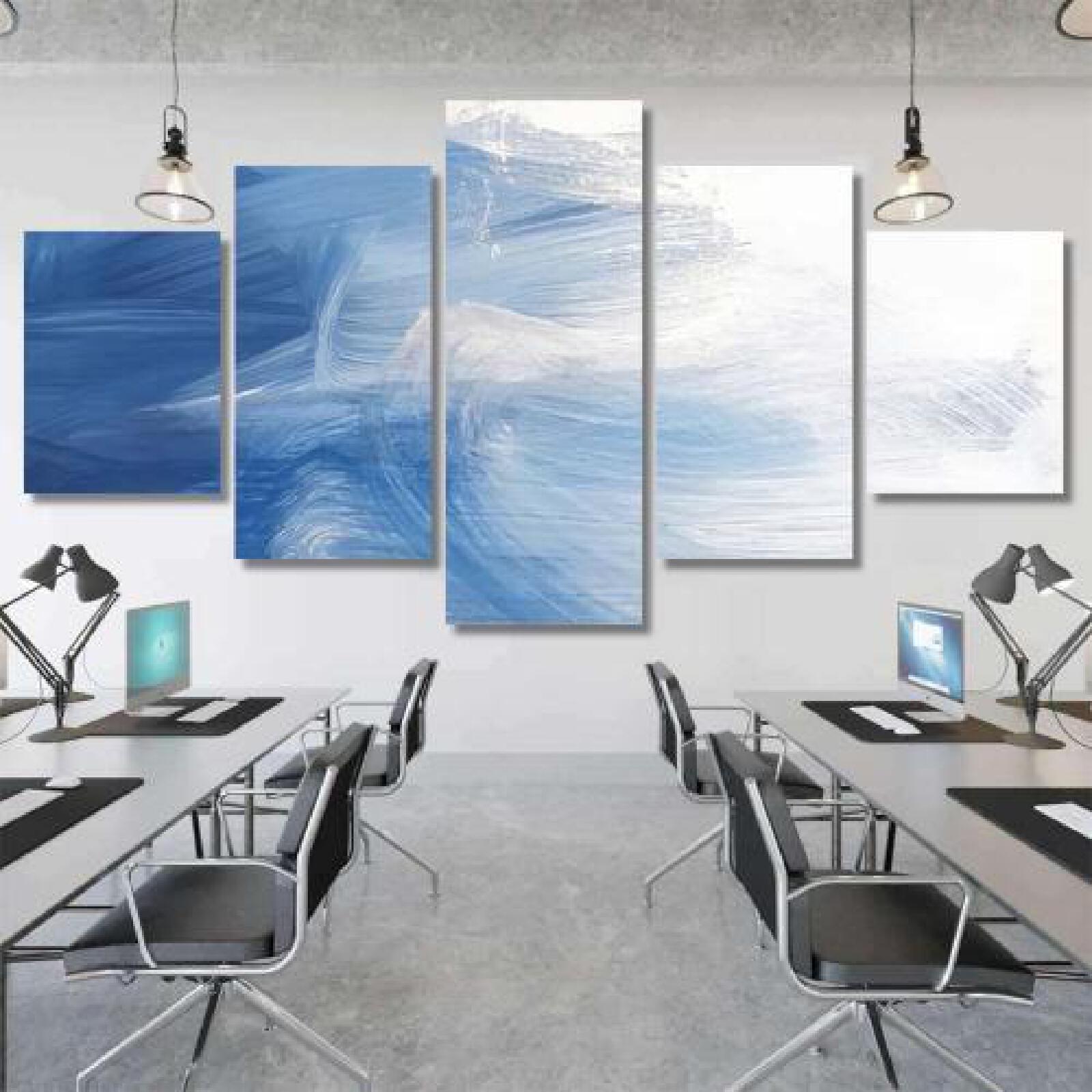 Blue Gradient Abstract-xinru shop