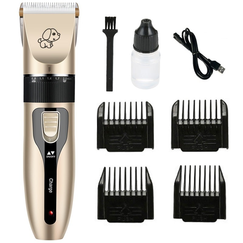 Cordless Electric Pet Cat Dog Hair Trimmer Grooming Kit-xinru