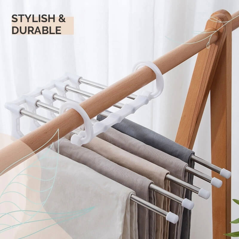Closet Organizer Multi Functional Pants Rack 5 Layers-xinru