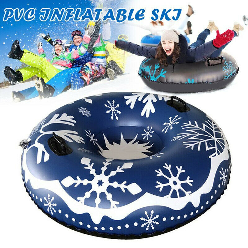 4FT PVC Inflatable Ski Circle for Children Adult Outdoor Winter Sport Toys-xinru shop