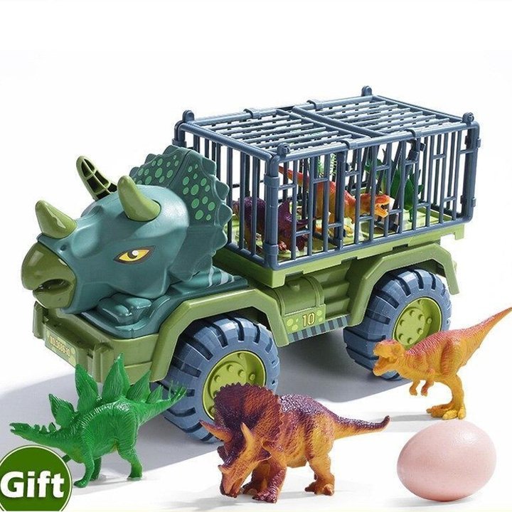 Kids Large Dinosaur Transport Truck Carrier Excavator-xinru