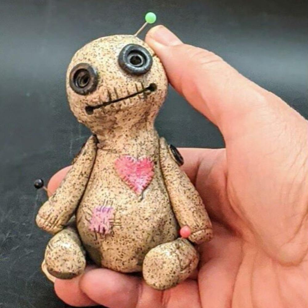 Voodoo Doll Down Flow Draft Incense Burner-xinru