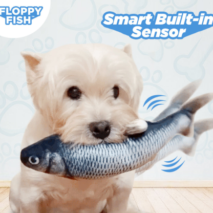 Simulation Electric Floppy Fish Interactive Pets Toy-xinru