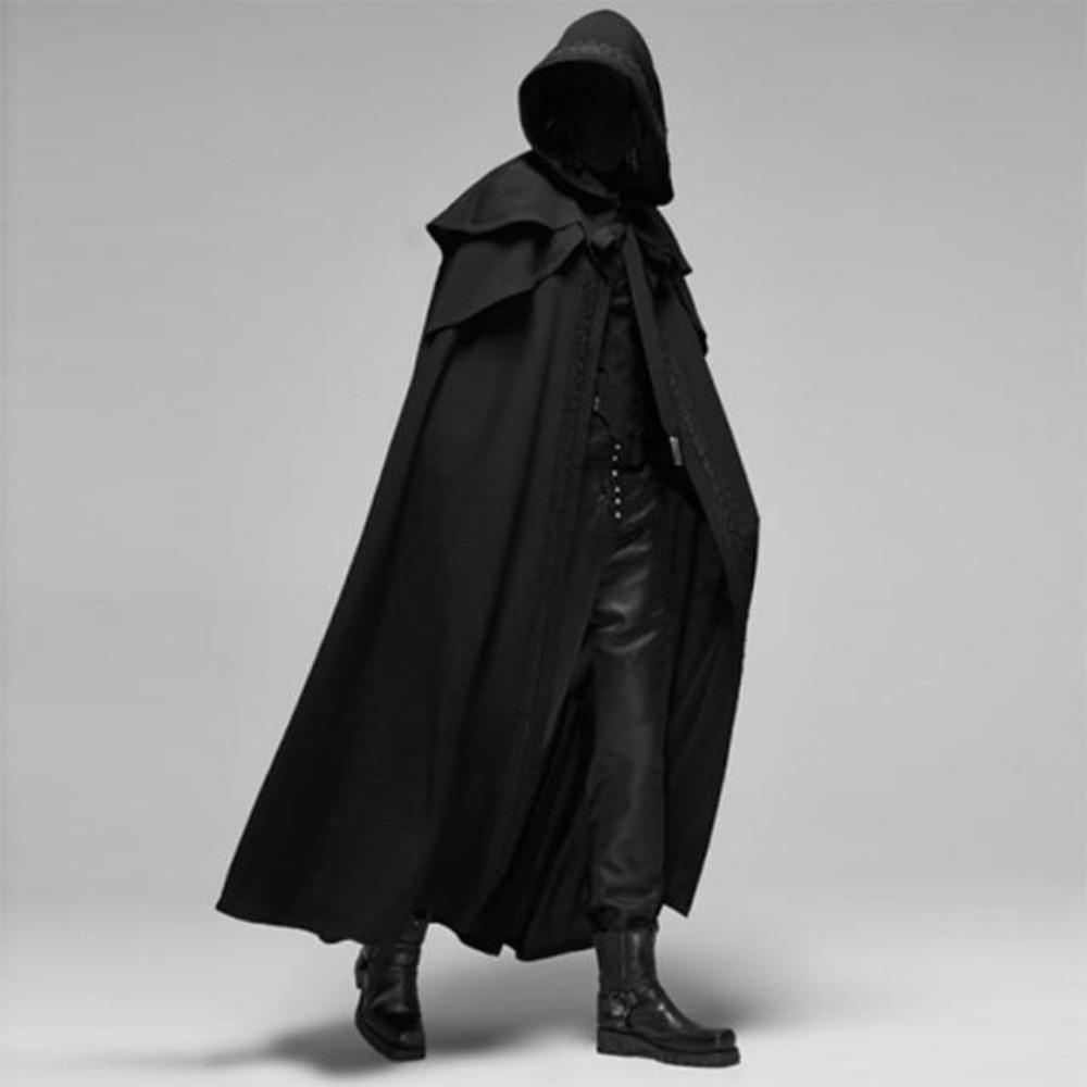 Viking Renaissance Gothic Hooded Cloak-xinru
