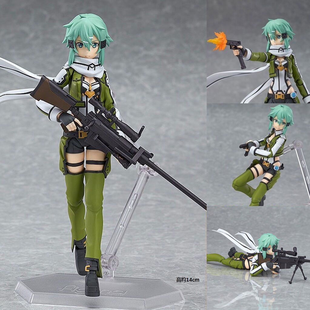 Sword Art Online Asada Shino Cute Figure Toy Anime Pvc Action Figure-xinru