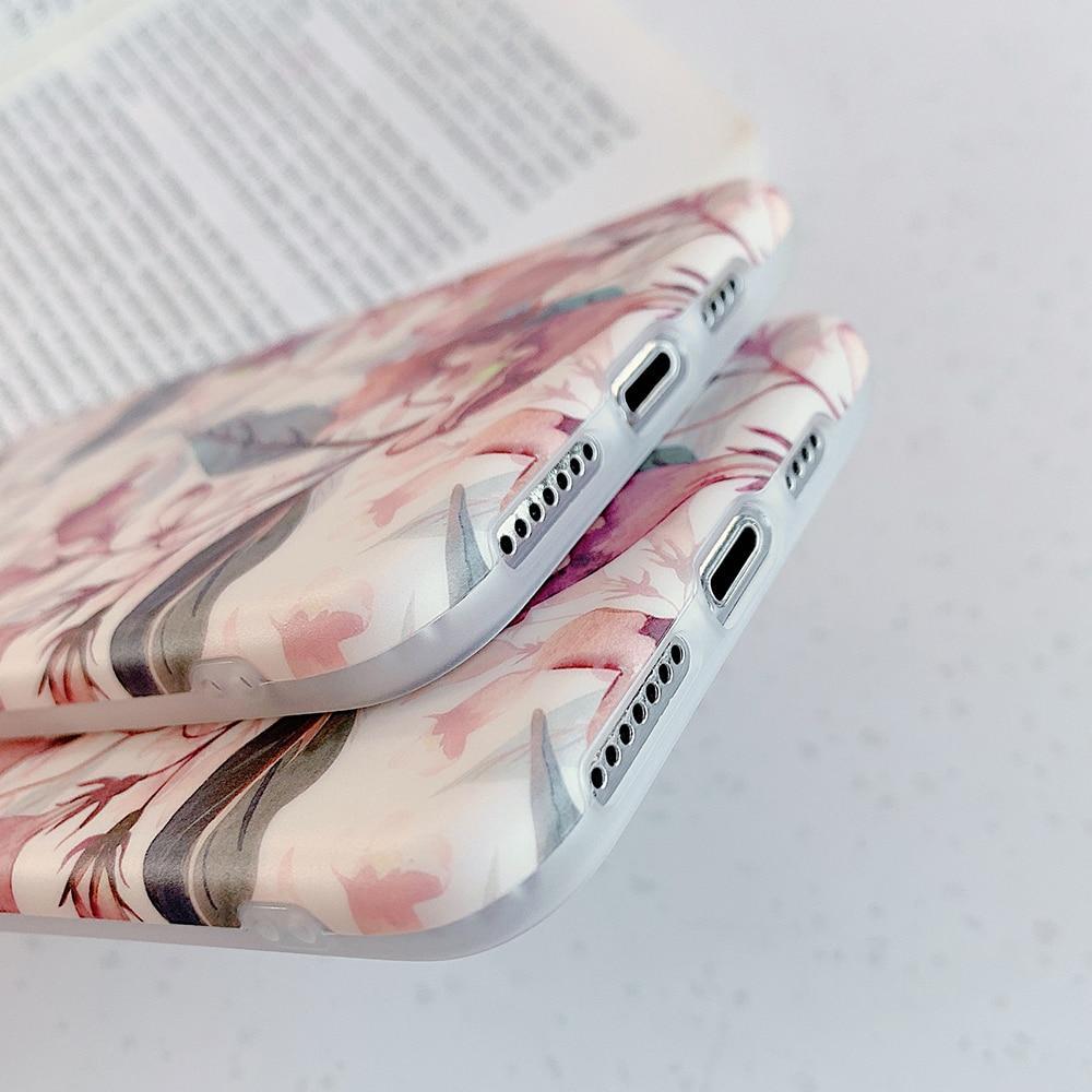 Retro Watercolor Flower Case-xinru