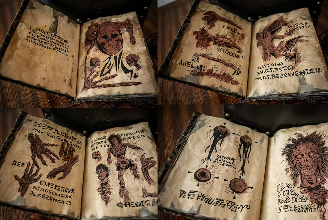 Evil Dead 2:Book of the Dead Necronomicon Prop-xinru