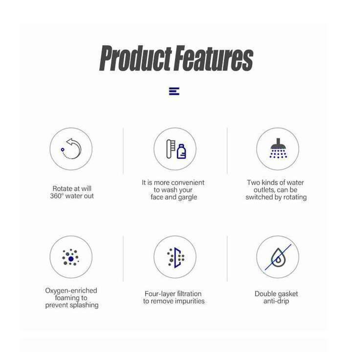 Rotatable Universal Splash Filter Faucet-xinru