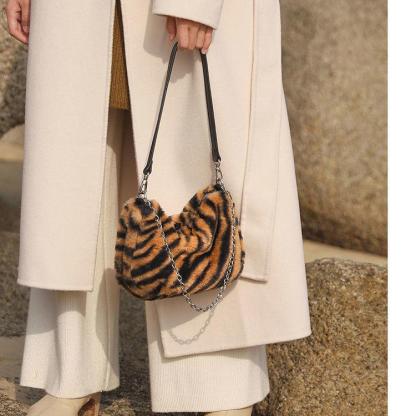 ヒョウ柄のファッションショルダーバッグ-xinru shop