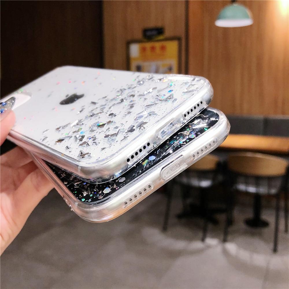 Colorful Glitter Plain Case-xinru