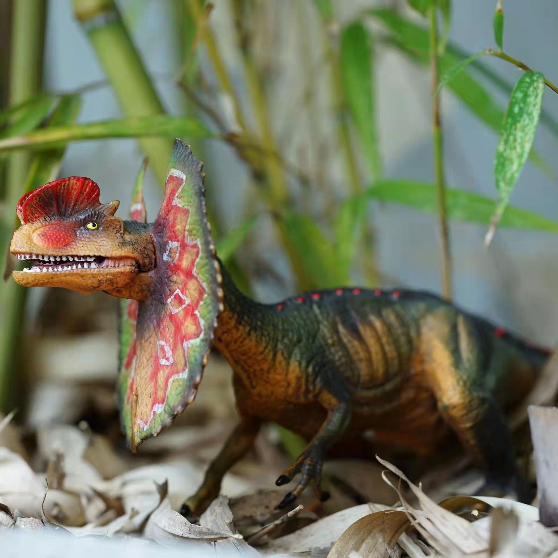 Jurassic World Dilophosaurus Action Figure Simulation Dinosaur Model-xinru