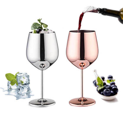 Wine Glass Stemware Party Wine Glass Cocktail 304 Stainless Steel-xinru