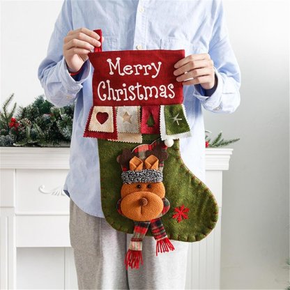 Christmas Stocking Large Candy Bags Christmas Decorations-xinru shop