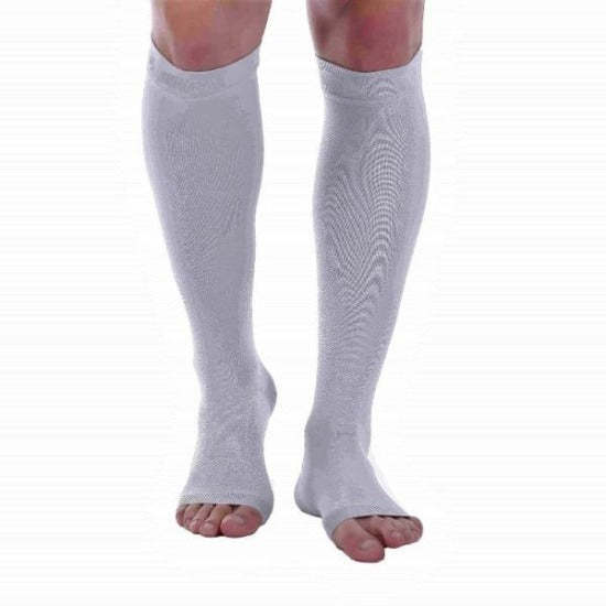 Open Toe Compression Socks - Easy to Put On Toeless Support Stockings!-xinru