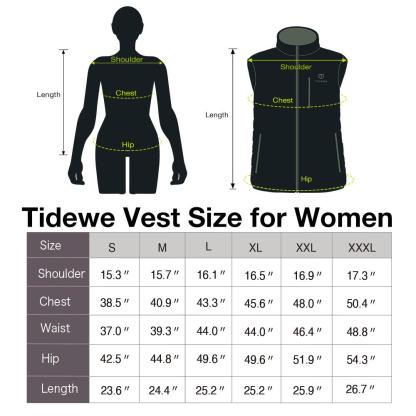 Women閳ユ獨 Lightweight Heated Vest with Battery Pack for Hunting/Hiking-xinru shop