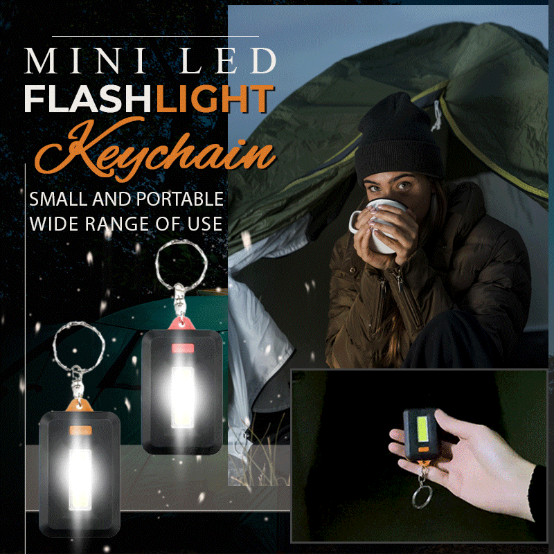 Mini LED Flashlight Keychain Long Lasting Pocket Lights-xinru