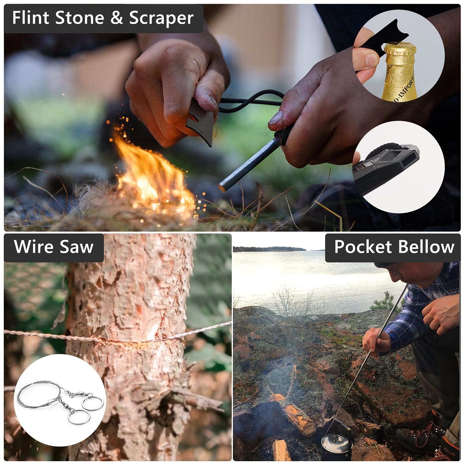 Camping Survival Gear and Equipment-xinru shop