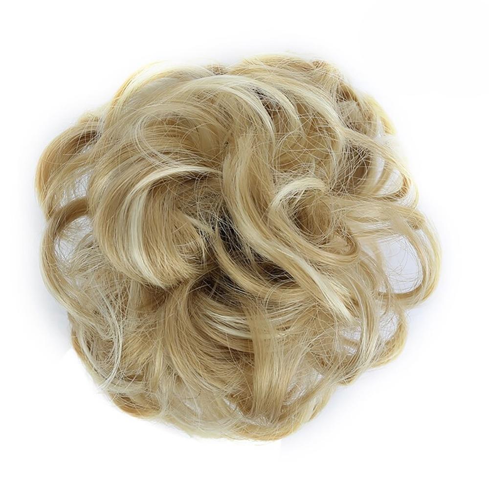 Natural Look Synthetic Messy Hair Bun Scrunchie Extension-xinru