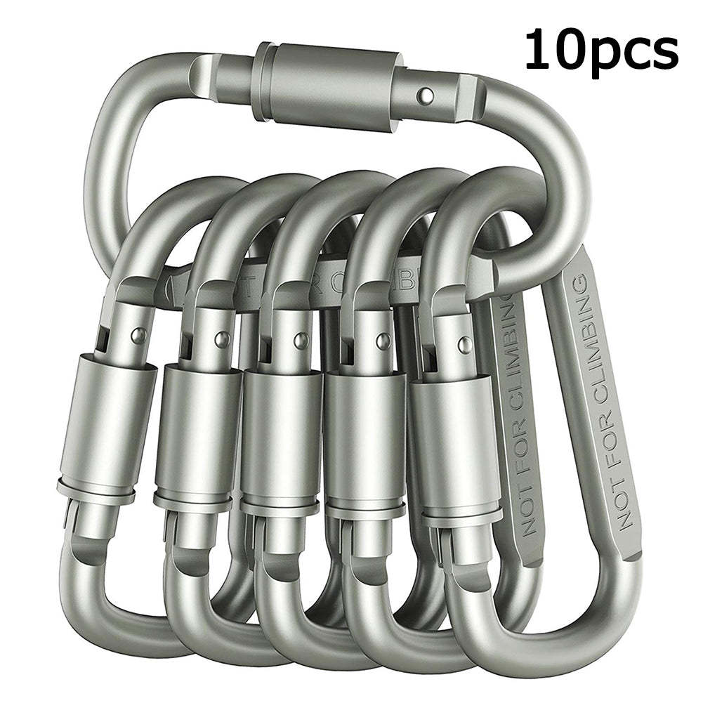 D Ring Snap Buckle Carabiner Keychain Camp EDC Tool Travelling Easy Carrying Kit-xinru