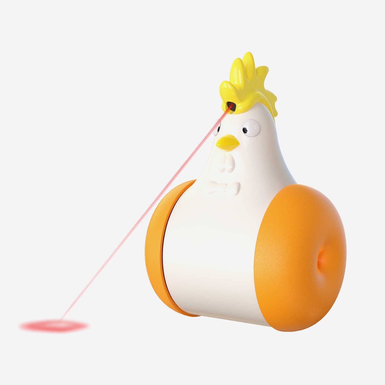 Interactive Chicken Tumbler Laser Cat Toys USB Charging-xinru