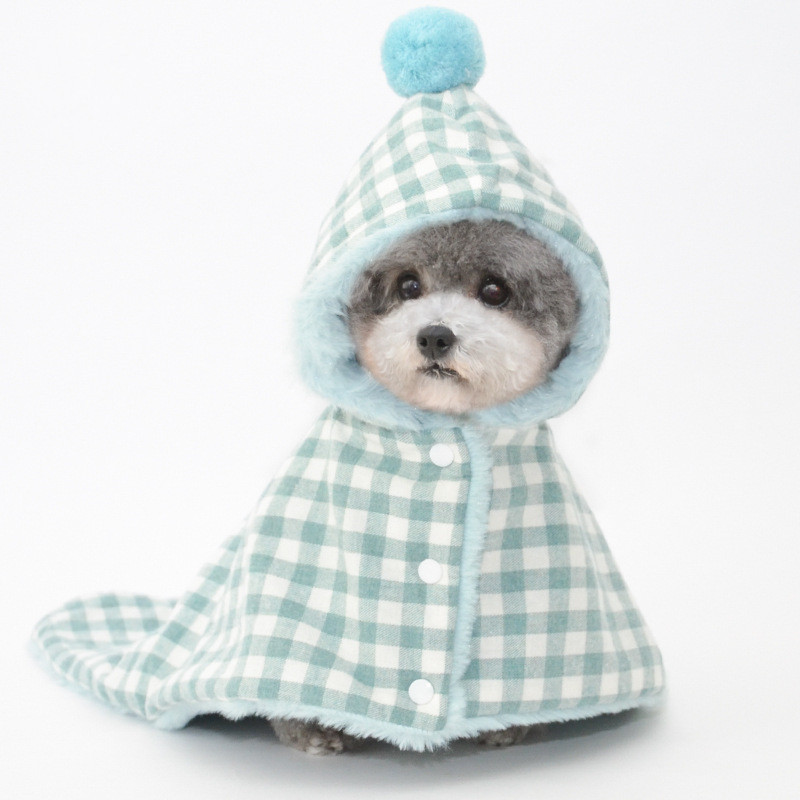 Pajamas Clothes for Small Dogs | Winter Warm Sleeping Cover Cotton Fleece Cloak-xinru