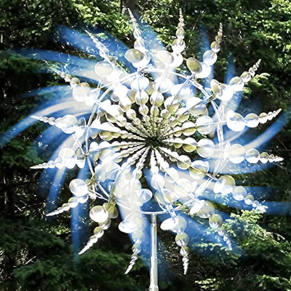 Wind Powered Kinetic Magic Metal Windmill Garden Decoration-xinru shop
