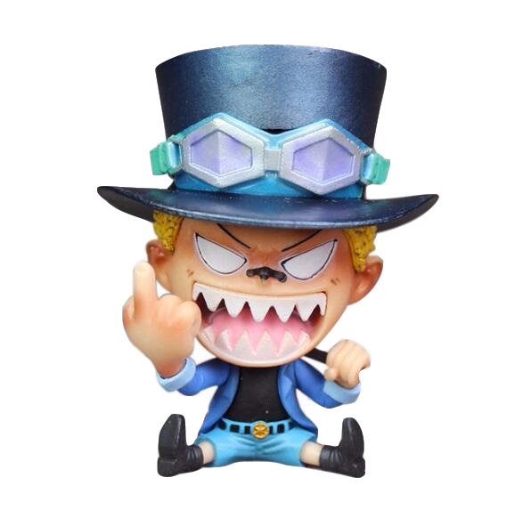 Anime One Piece Adorable Mini Characters Pirates PVC Action Figure Model Toy-xinru