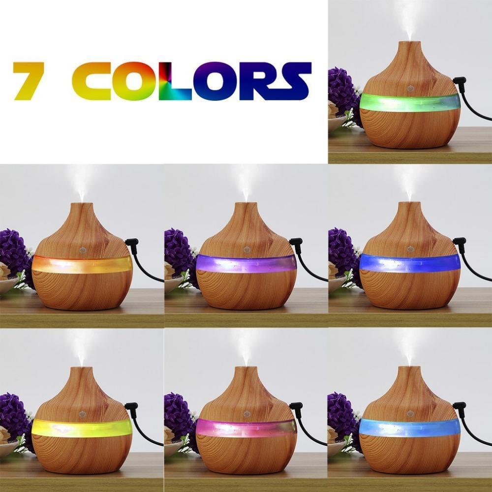 Creative Home Wood Grain Aroma Diffuser USB Humidifier Aroma Diffuser-xinru