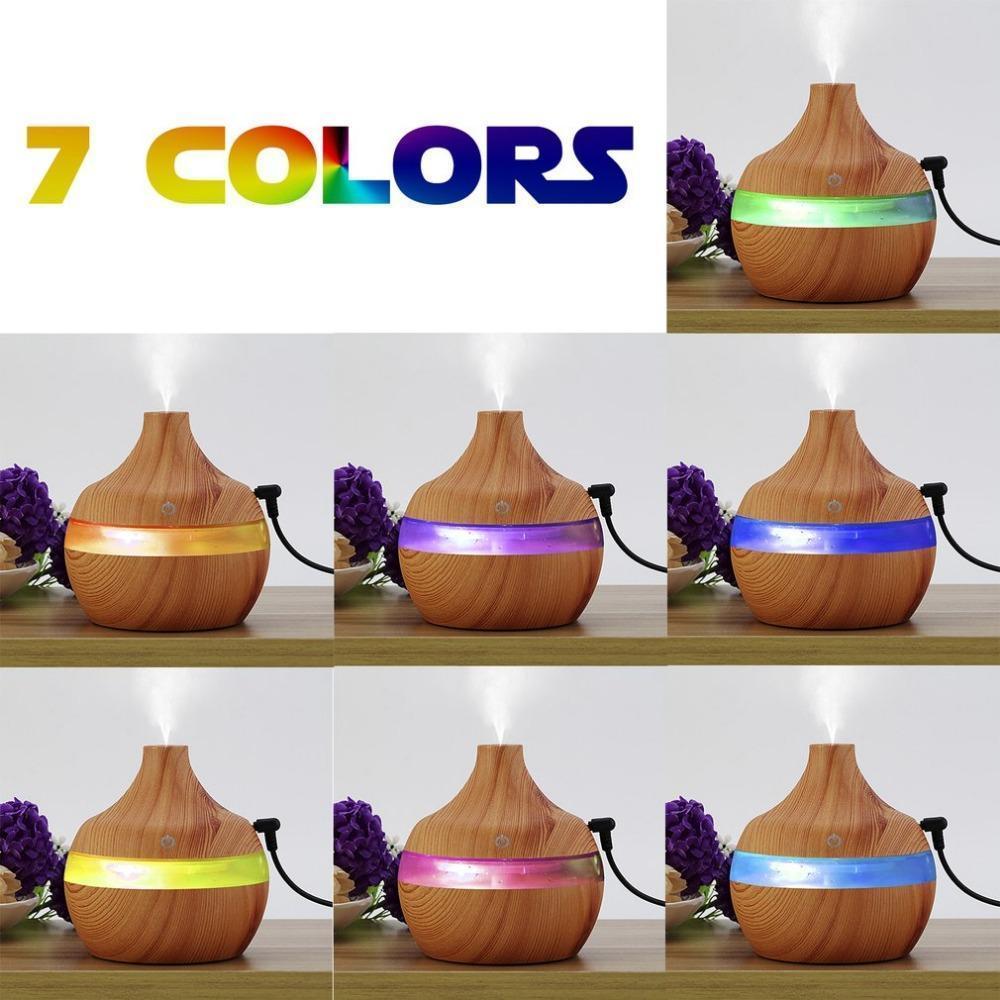 Creative Home Wood Grain Aroma Diffuser USB Humidifier Aroma Diffuser-xinru
